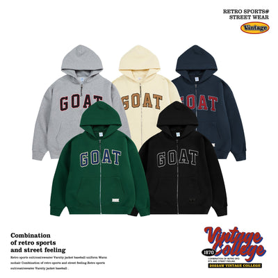 Sudadera con Capucha de Polar Monograma Bordado y Cierre - Image 16