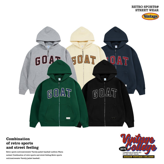Sudadera con Capucha de Polar Monograma Bordado y Cierre - Image 16