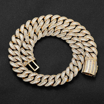 Cadena Cubana Miami 15mm-20mm Chapada en Oro Real con Cierre Tipo Buckle - Image 40