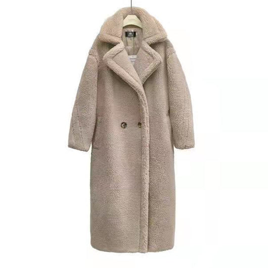 Abrigo de Lana de Cordero Largo para Mujer - Image 15