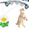 Juguete Giratorio Automático para Mascotas con Flores