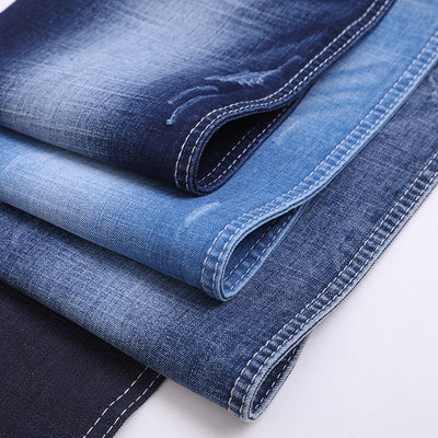 Tela Denim Casual Elastizada con Acabado Lavado