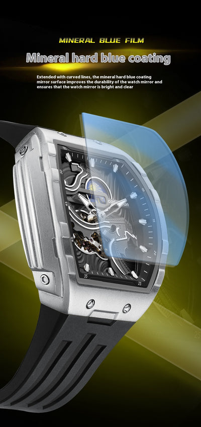 Reloj Mecánico Automático para Hombre con Esfera Hueca y Cristal Luminoso - Image 16