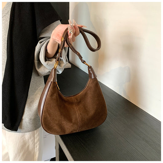 Bolsa Crossbody Retro Versátil con Textura Abrasiva - Image 19
