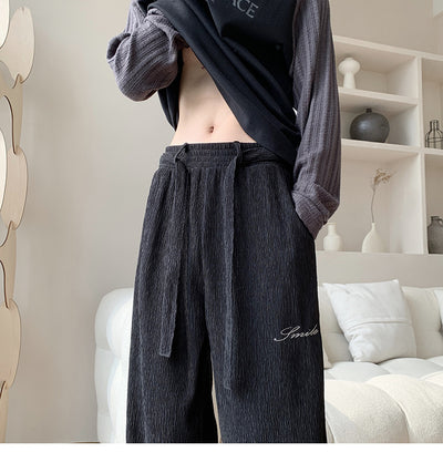 Pantalones Anchos Plisados Holgados - Image 18