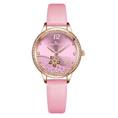 Reloj Floral Impermeable para Mujer - Diseño Trendy - Image 2