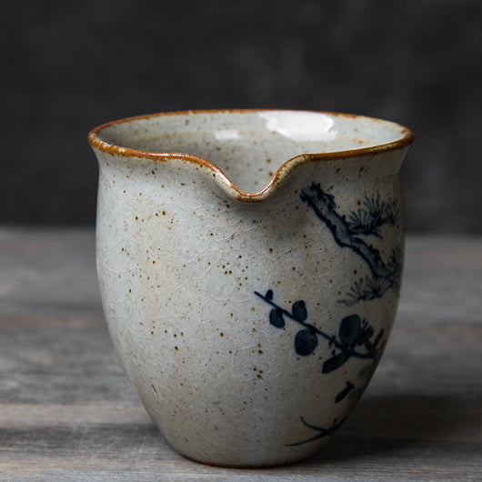 Vertedor de Té Porcelana Azul y Blanco Jingdezhen Estilo Retro Pintado a Mano - Image 8