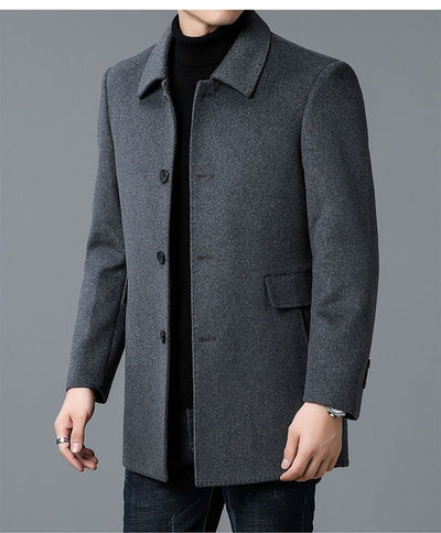 Abrigo de Lana Reversible para Hombre - Uso Todo el Año - Image 13
