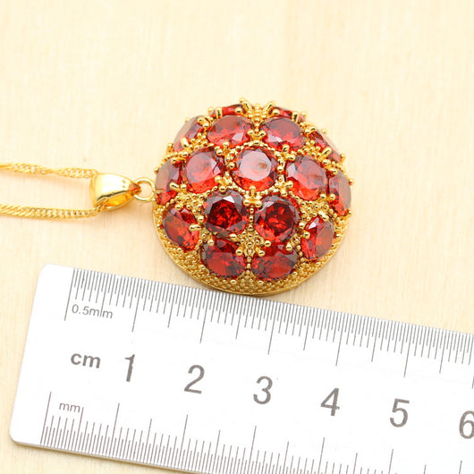 Conjunto de 4 Piezas: Aretes, Anillo y Pulsera con Circonitas Brillantes - Image 10
