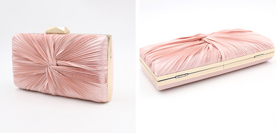 Bolso de Noche Elegante con Pliegues y Asa de Cadena - Image 10