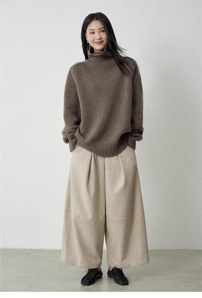 Suéter de Cuello Alto en Lana para Mujer - Image 15