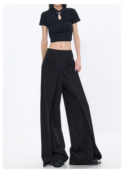 Pantalones Sueltos Negros Casuales para Mujer - Corte Recto - Image 9