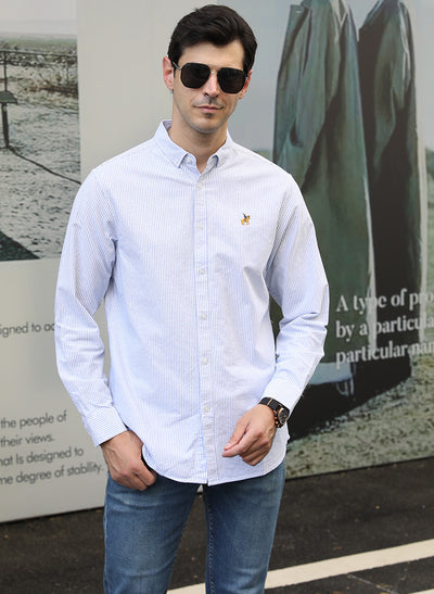 Camisa Casual de Manga Larga Talla Grande para Hombre - Image 13
