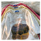 Playera Retro Estilo Hong Kong Amarillo Crema Manga Corta