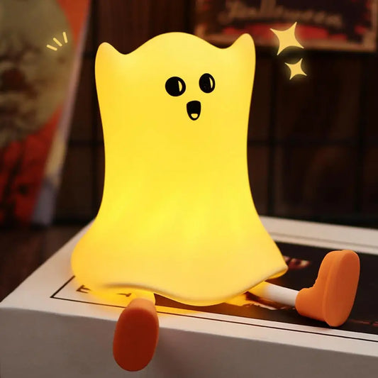 Lámpara Fantasma de Silicona Táctil - Luz Nocturna Suave y Decorativa - Image 2