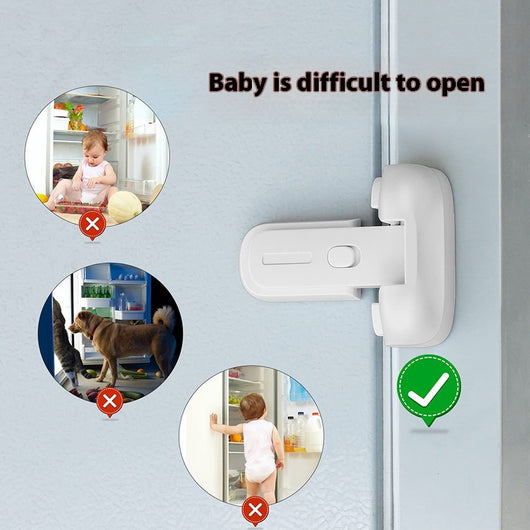Cerradura de Seguridad para Refrigerador y Muebles - Protección Infantil