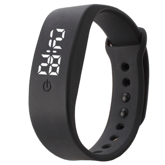 Pulsera LED Deportiva Escolar con Botón de Luz Blanca