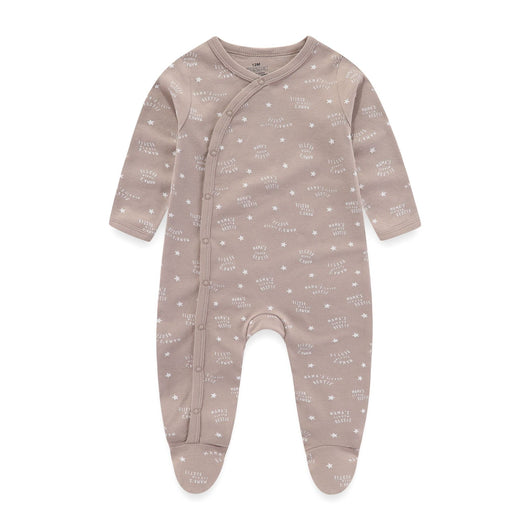 Pack de 3 Pijamas Enterizos de Algodón para Bebé con Pie Integrado - Image 7