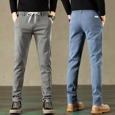 Pantalones Deportivos Rectos Elásticos para Hombre