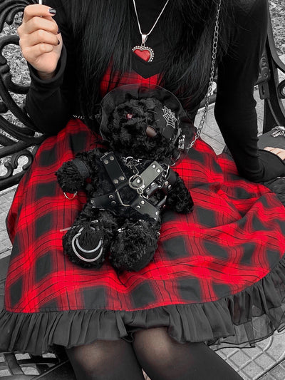 Bolsa Crossbody Gótica Hell Bear Lolita - Image 4