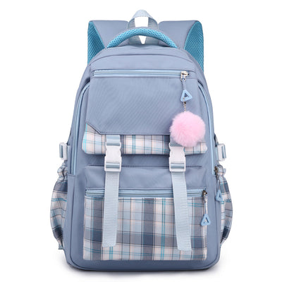 Mochila para Computadora Multicapa de Diseño Minimalista para Mujer - Image 4
