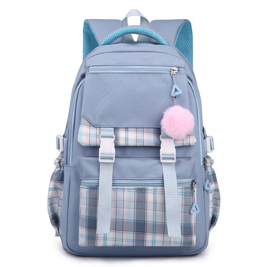 Mochila para Computadora Multicapa de Diseño Minimalista para Mujer - Image 4