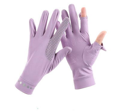 Guantes Protectores de Seda Helada con Filtro Solar - Transpirables y Elásticos - Image 29