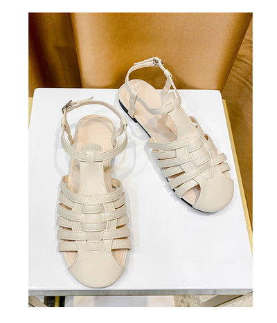 Sandalias Planas Baotou Verano - Estilo Versátil y Cómodo