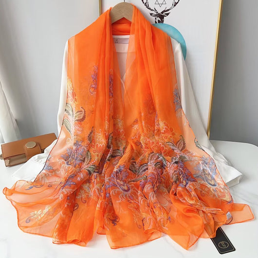 Bufanda de Rosas Yourou en Hilo Elegante para Mujer - Image 20