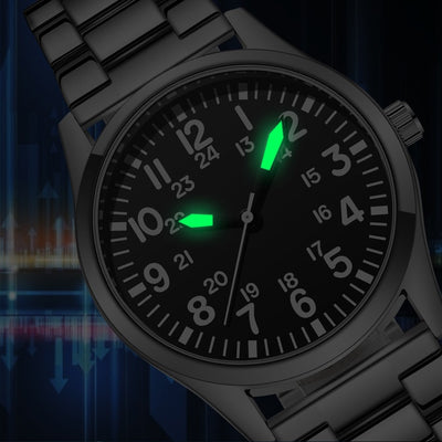 Reloj de Cuarzo Luminoso Impermeable para Hombre Estilo Ejecutivo - Image 6