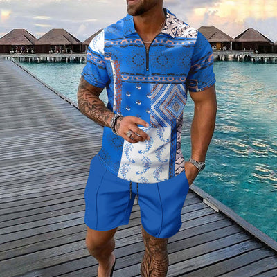 Conjunto Deportivo Hombre Pantalones Cortos y Camiseta Manga Corta - Image 12