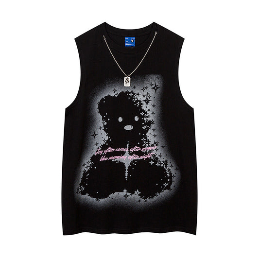Camiseta Sin Mangas Bear para Hombre - Diseño Moderno y Cómodo