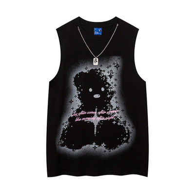Camiseta Sin Mangas Bear para Hombre - Diseño Moderno y Cómodo