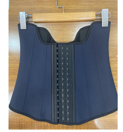 Faja Moldeadora con 13 Varillas de Acero - Banda Abdominal Azul Marino - Image 3