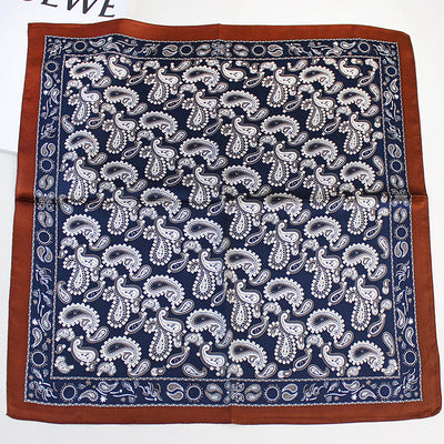 Pañuelo de Seda Flor de Anacardo Vintage para Hombre - Image 12