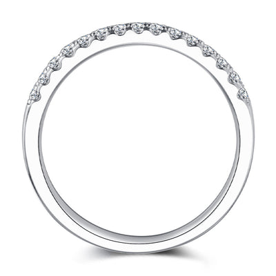 Anillo de Moissanita con Diseño Moderno Estilo Ins - Image 9