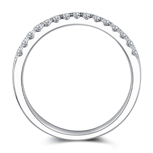 Anillo de Moissanita con Diseño Moderno Estilo Ins - Image 9