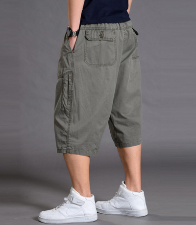 Pantalones Cortos Deportivos Holgados para Hombre Talla Grande - Image 10