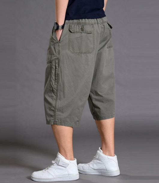 Pantalones Cortos Deportivos Holgados para Hombre Talla Grande - Image 10