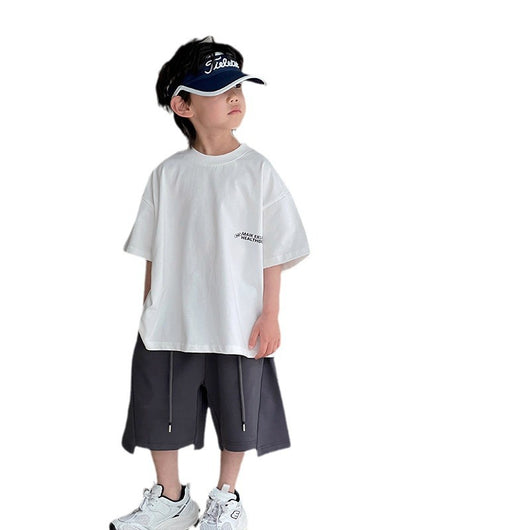Remera Infantil Estampada con Letras - Manga Corta para Verano - Image 5