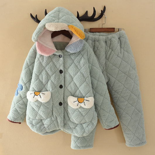 Pijama Acolchado de Tres Capas para Niños