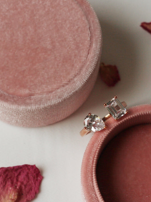 Anillo de Diseño Exclusivo Lujo Ligero para Mujer - Image 18