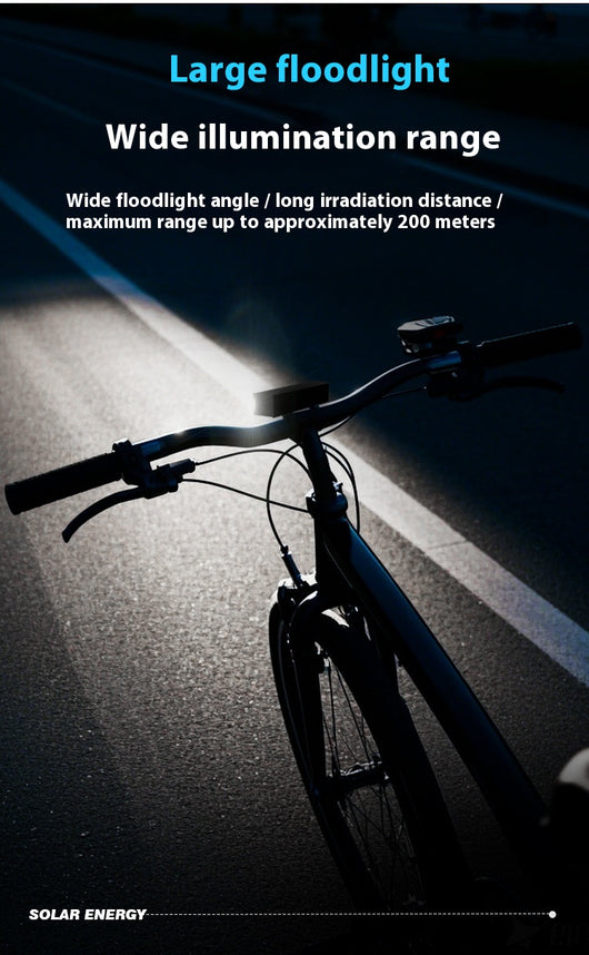 Luz Solar para Bicicleta con Claxon Integrado - Image 14