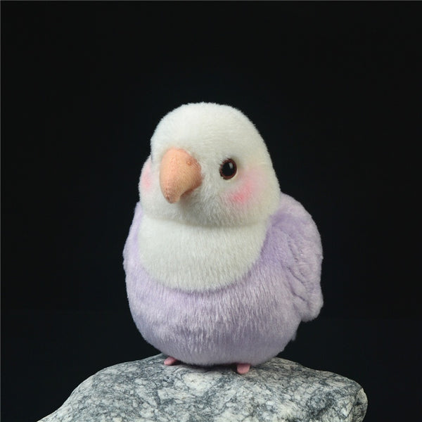 Peluche Relajante Loro y Peonía - Juguete Antiestrés