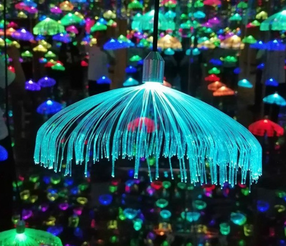 Lámpara LED Medusa Luminosa - Decoración Exterior Resistente al Agua