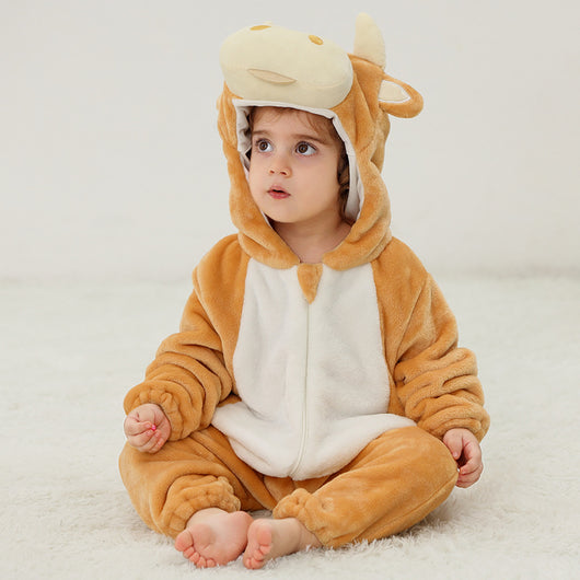 Pijama Enterizo de Franela con Diseño Animal para Bebé - Image 10