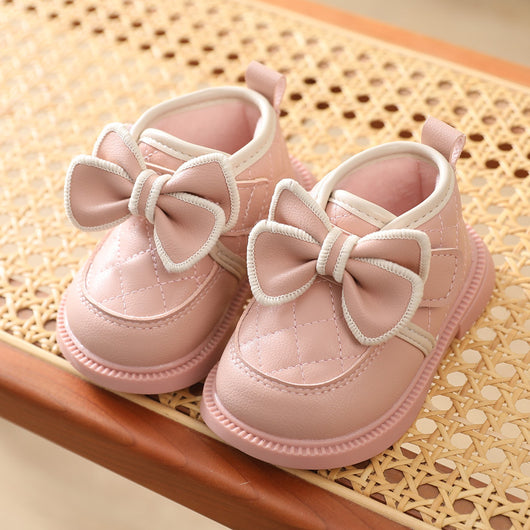 Zapatos de Bebé Niña con Moño de Algodón - Image 9
