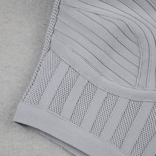 Blusa Jacquard Manga Larga con Cintura Ajustada - Image 13