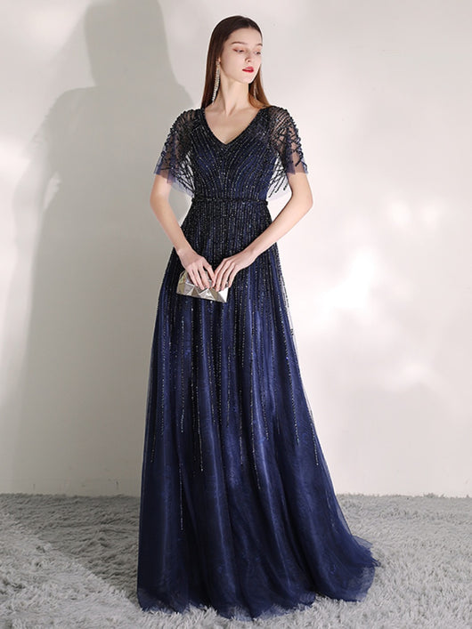 Vestido de Noche Elegante con Temperamento de Celebridad - Image 4