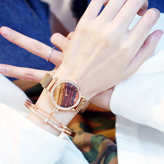 Reloj de Moda Retro con Diseño de Mármol para Mujer - Image 24